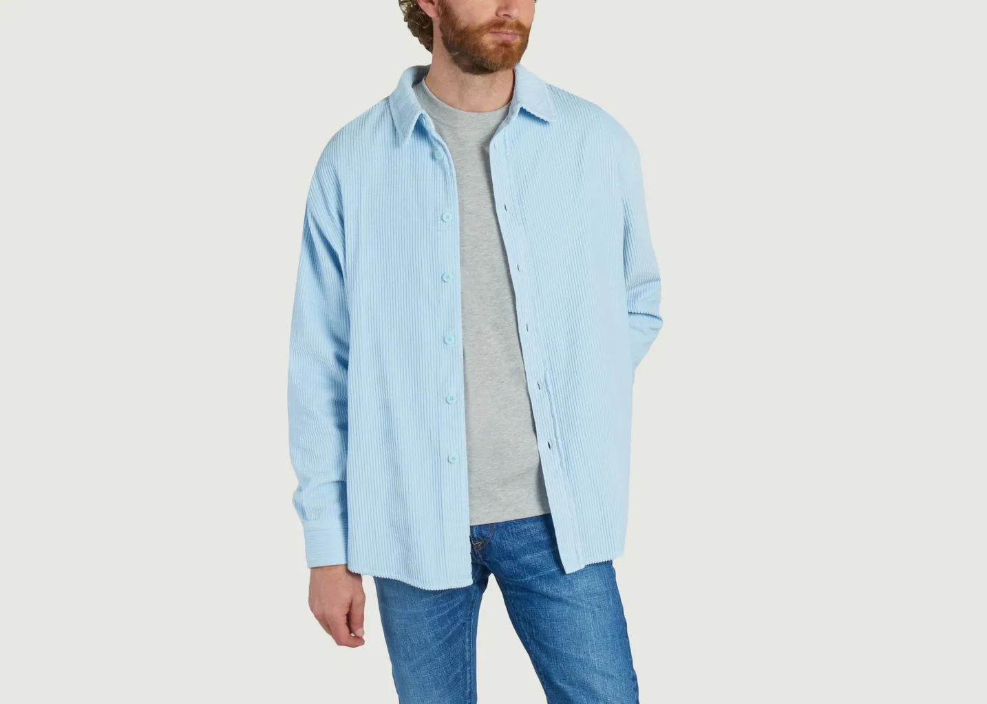 Chemise droite en velours côtelé Padow American Vintage