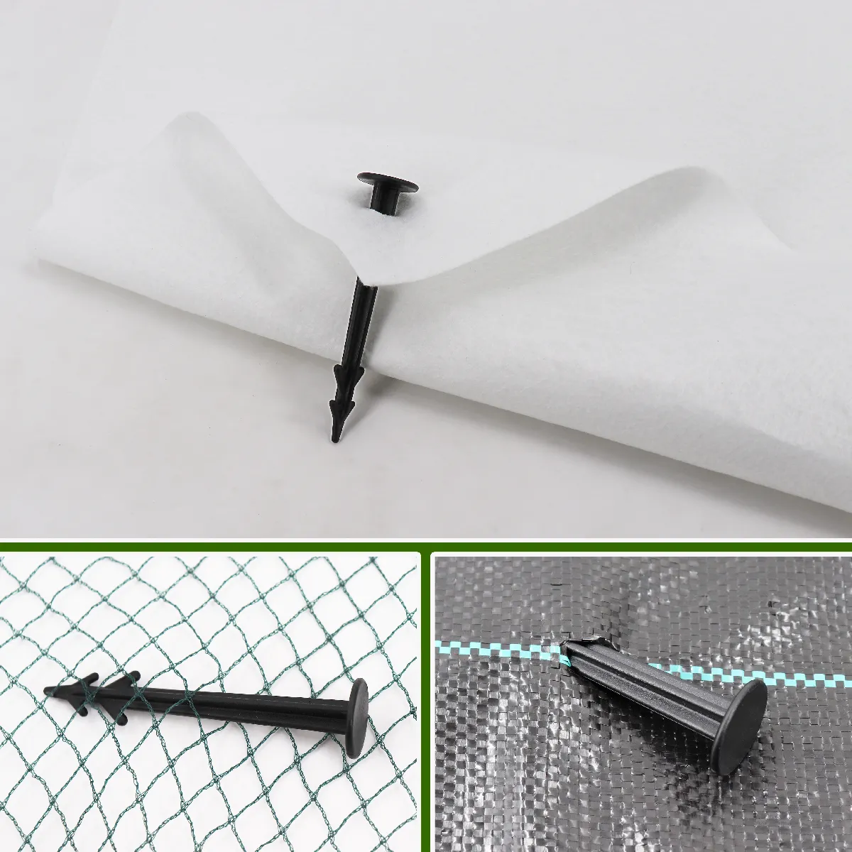 Aquagart 100 Ancrages pour filets - Noir