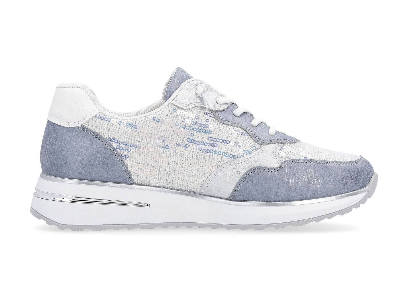 Sneaker mit schimmernden Pailletten