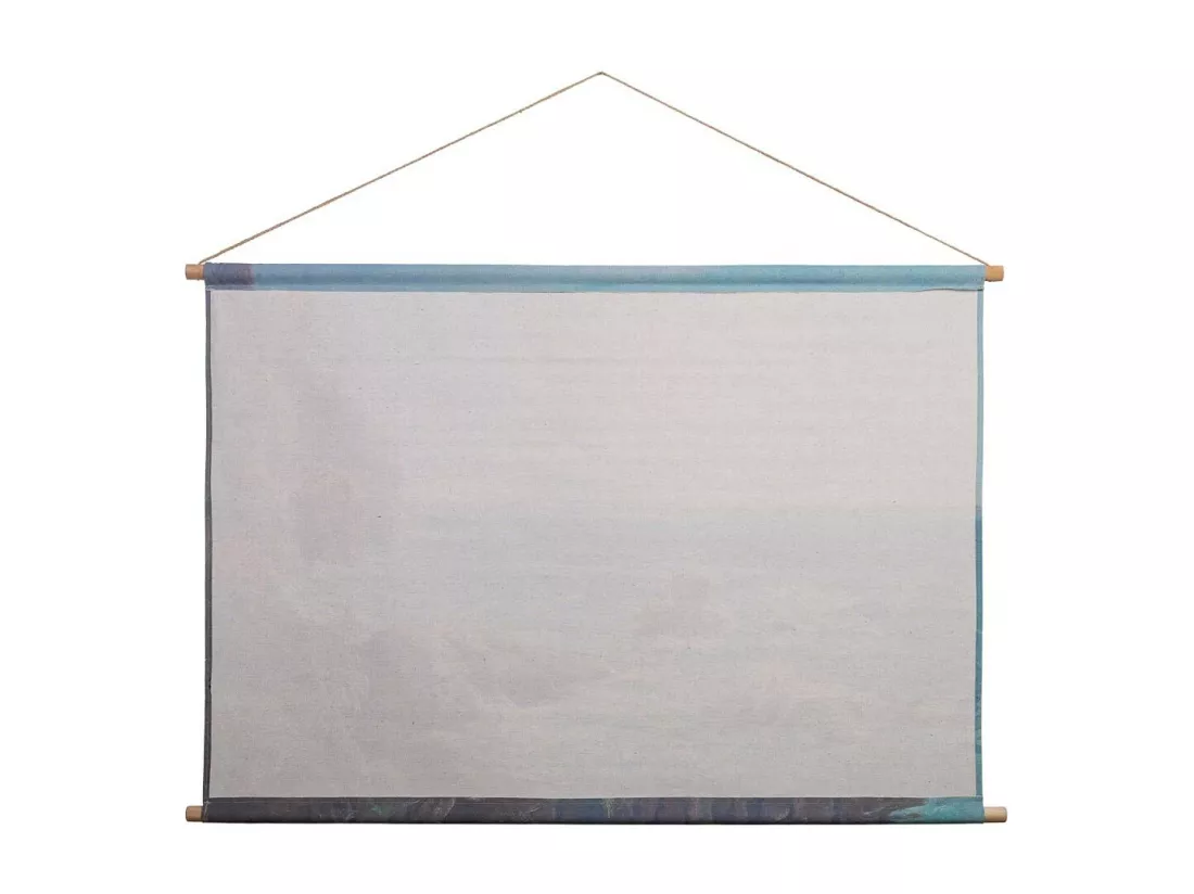 Toile imprimée en parchemin