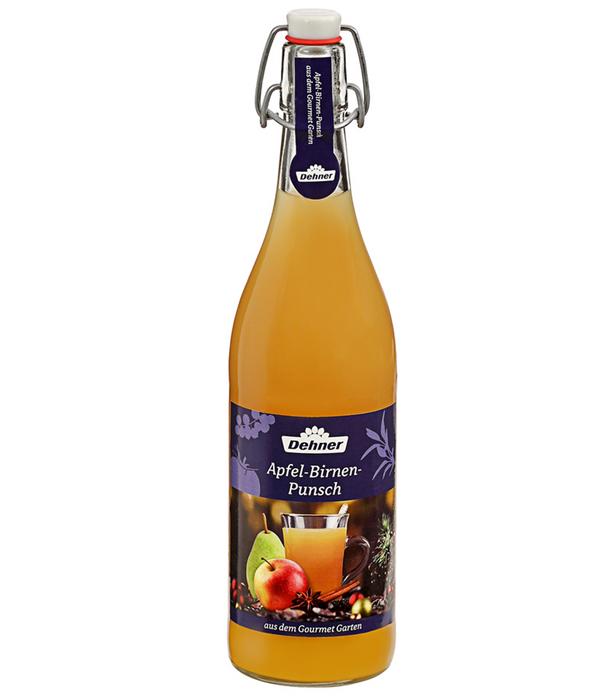 Dehner Apfel-Birnen-Punsch, alkoholfrei, 0,75