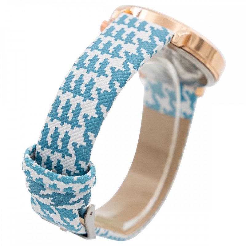 Montre Femme CHTIME bracelet Cuir Bleu