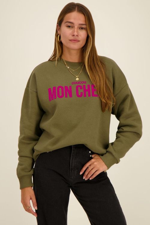 Groene sweater Mon chéri