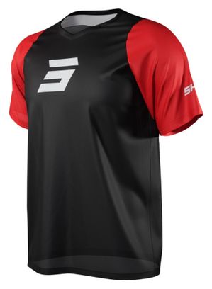 Maillot Manches Courtes Shot Neo Defender Noir / Rouge
