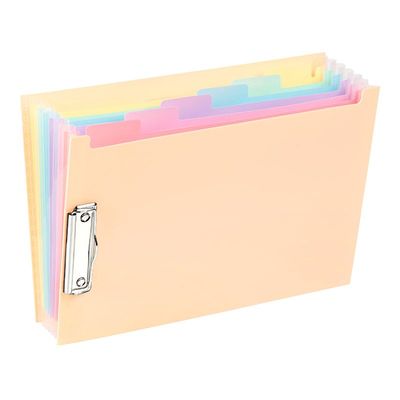Viquel Rainbow Pastel - trieur à soufflet - pour A4 - à onglets - disponible en différents coloris