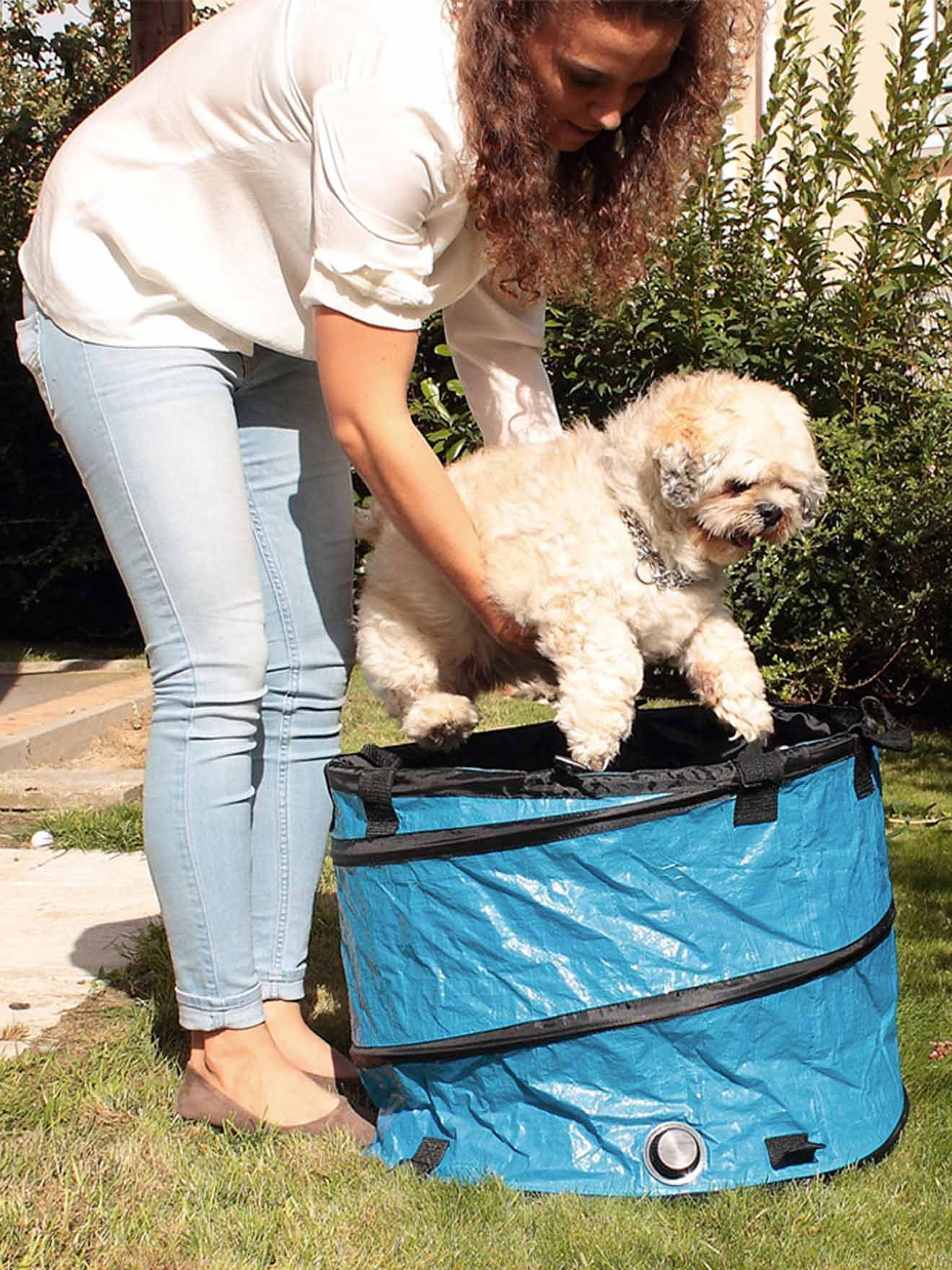 Bac de lavage pliant pour animaux