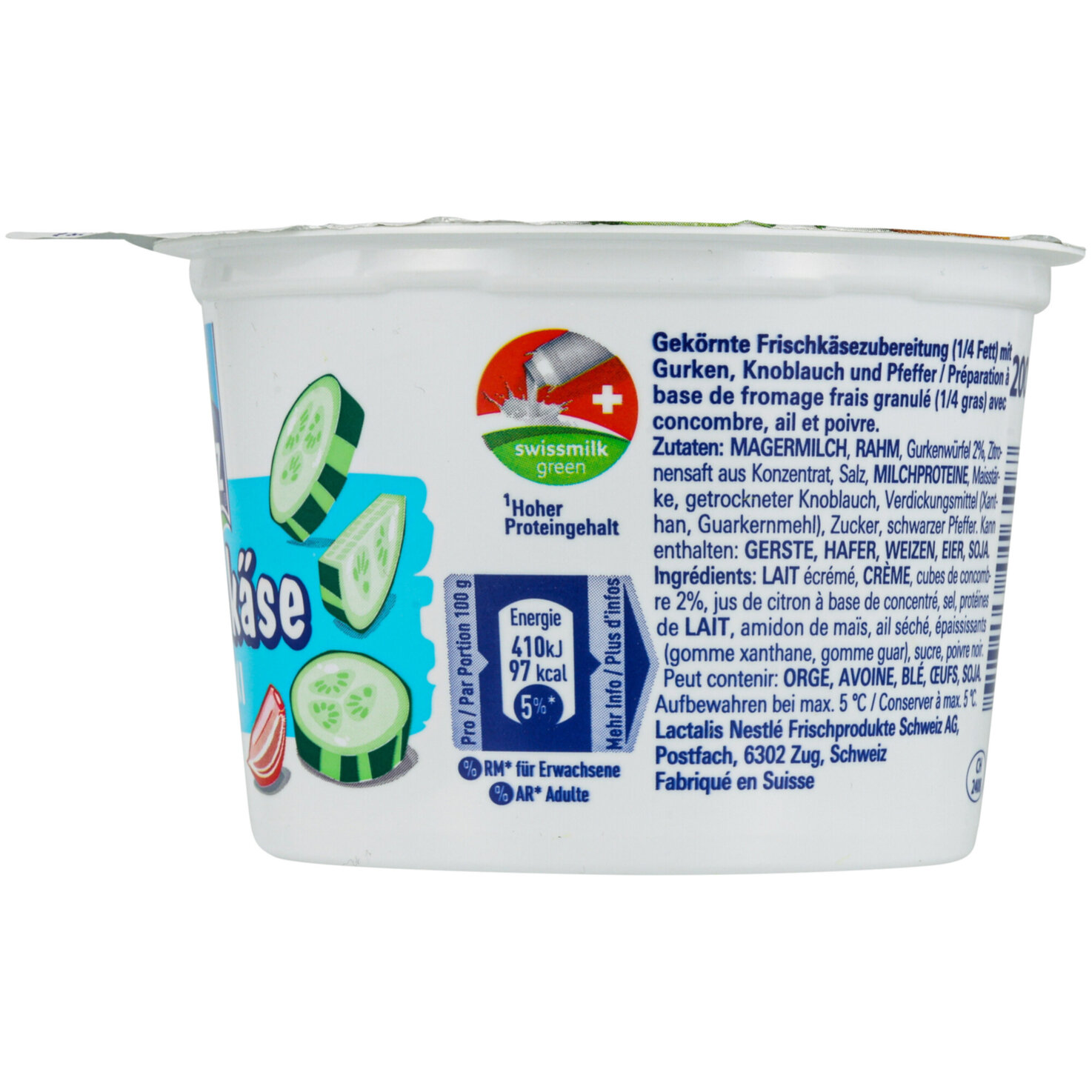 Hirz Hüttenkäse Tzatziki