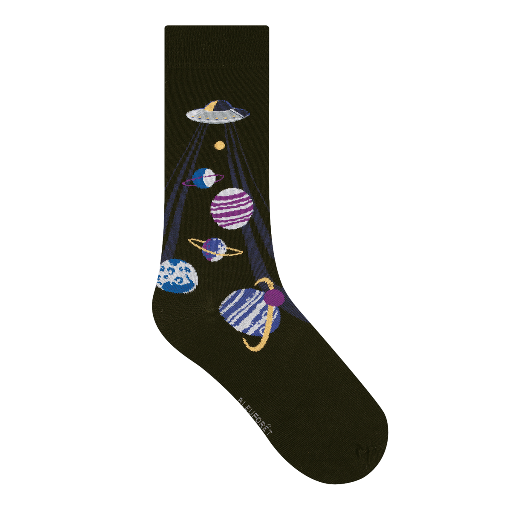 PLANETES - Chaussettes Planète en coton mélangé | Noir