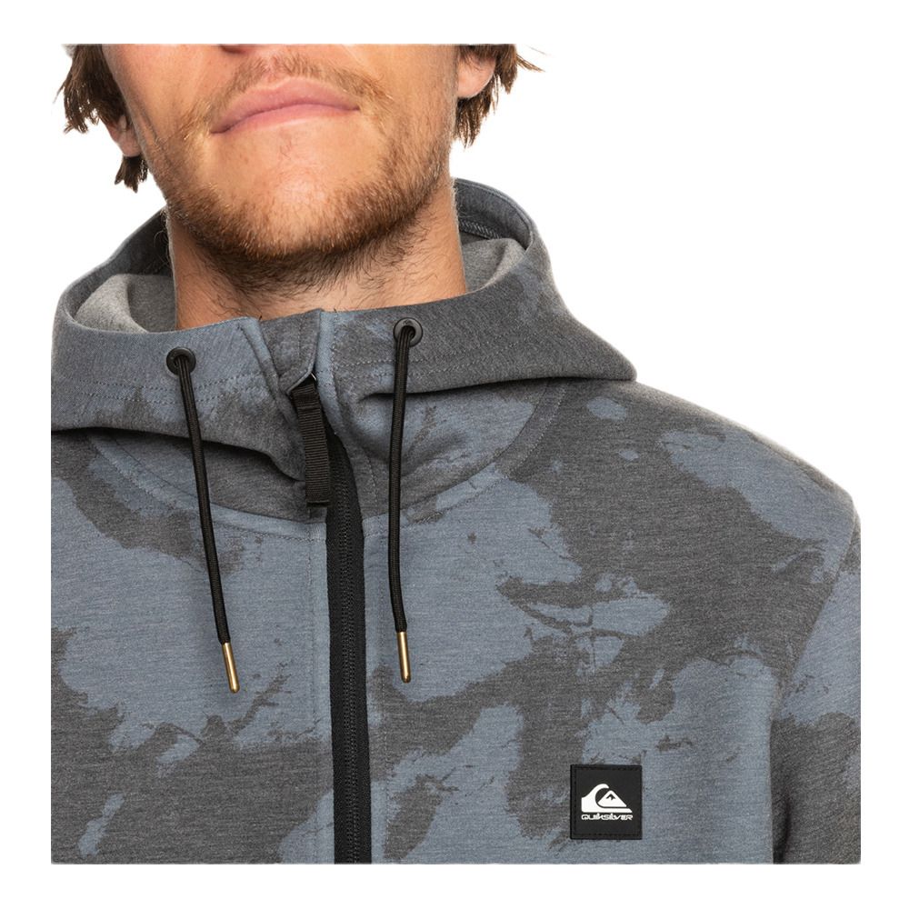 Quiksilver SHREDDER - Sweat Homme tie dye true black