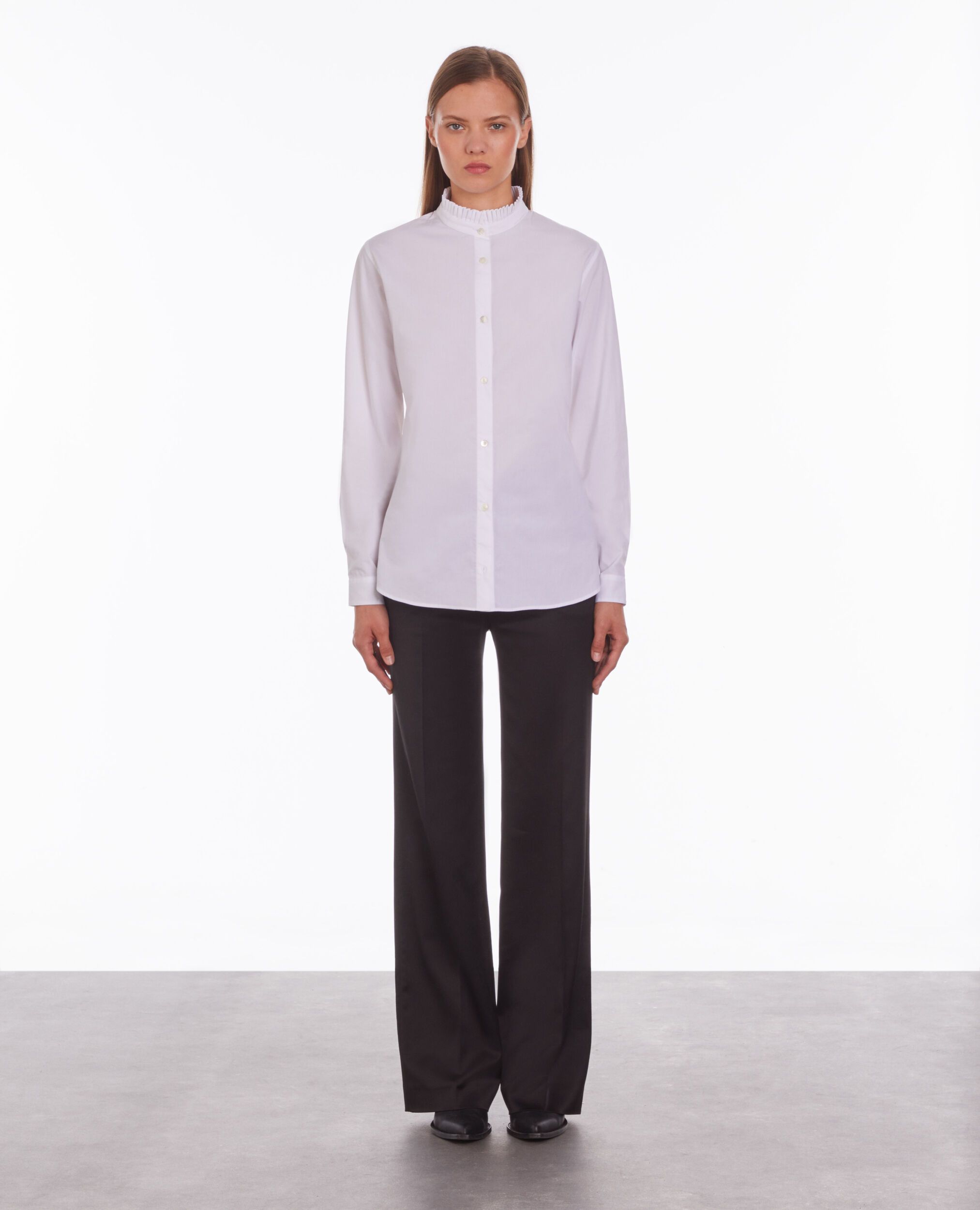 Chemise blanche en popeline