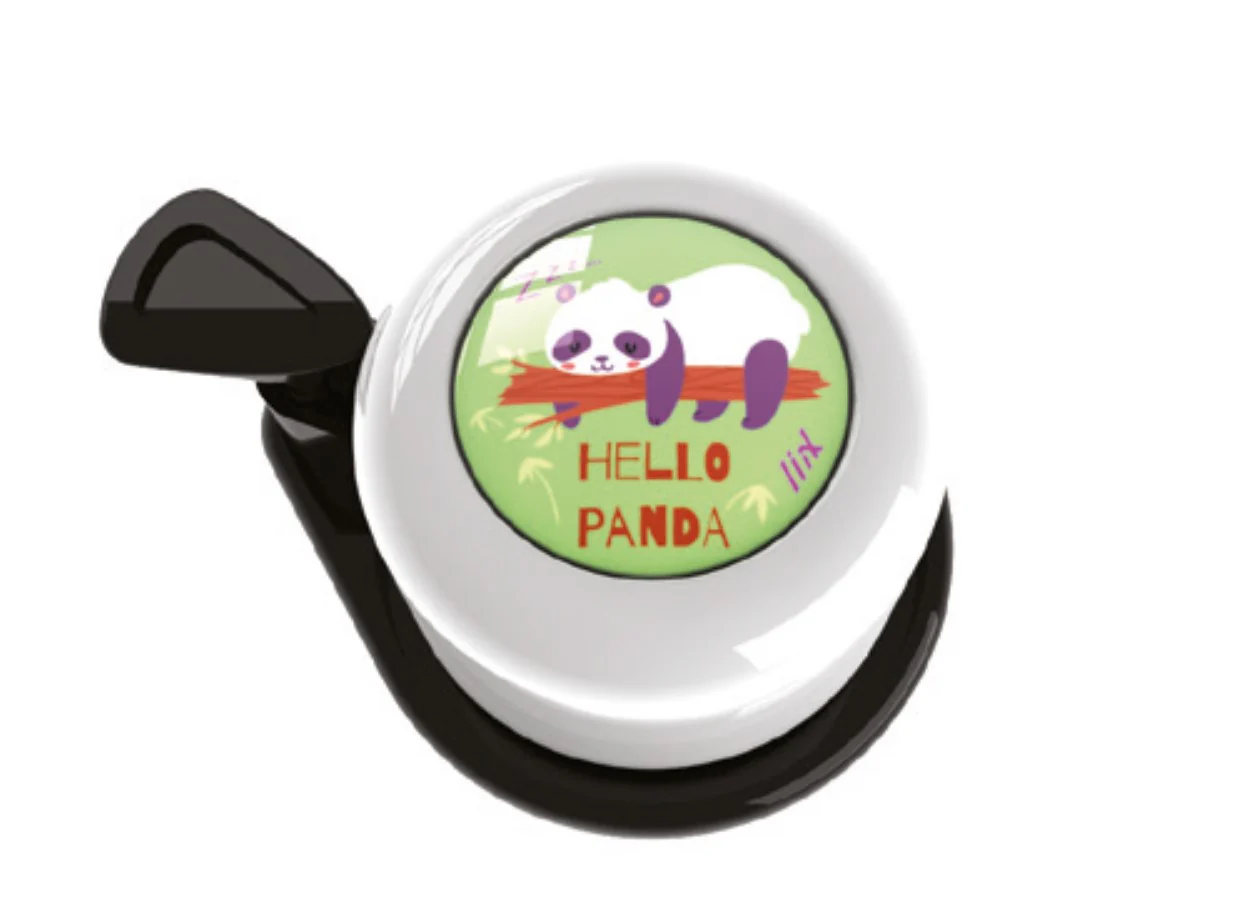Liix  Scooter Bell Hello Panda cykel ringeklokke - White