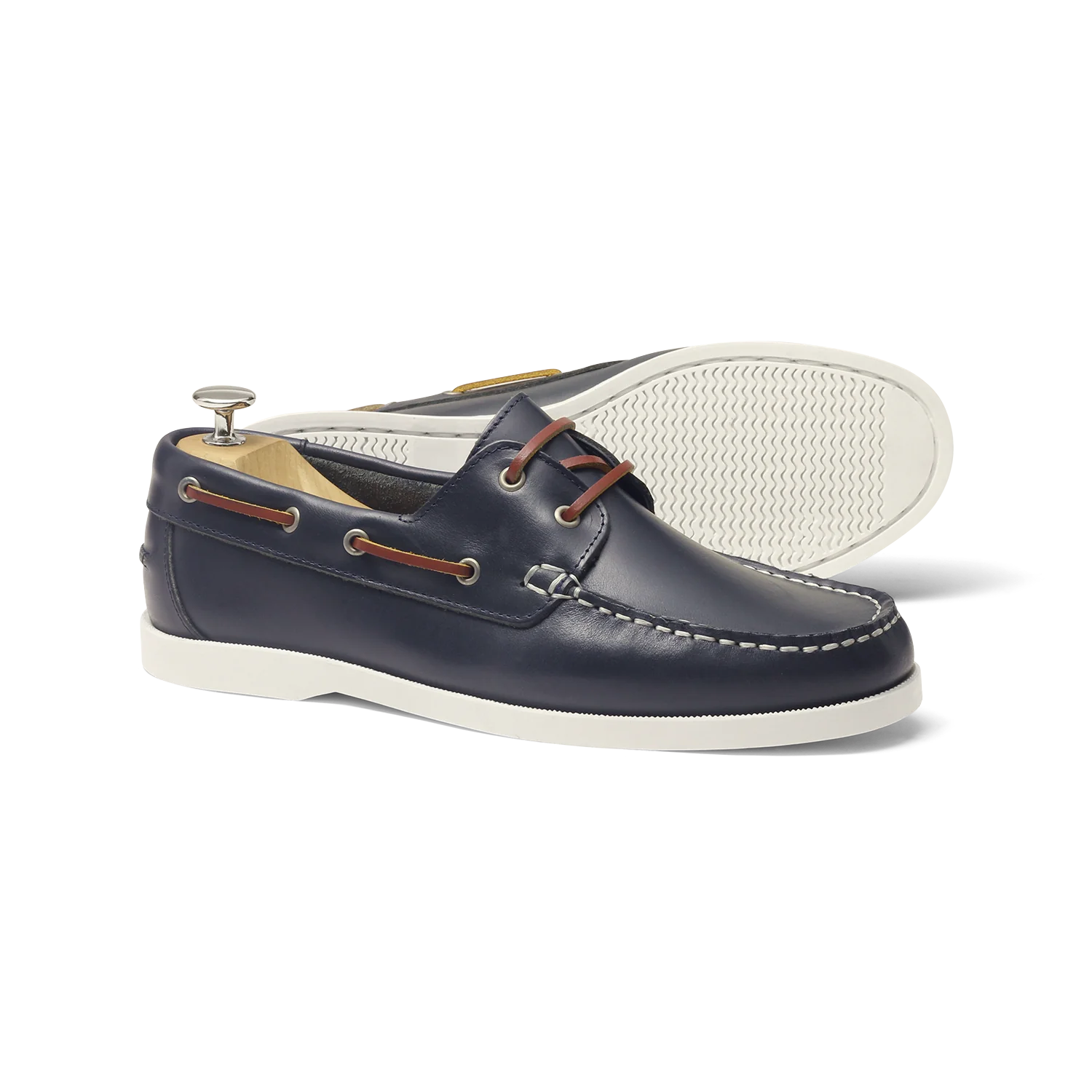 Bato-Chaussure bateau en cuir marine