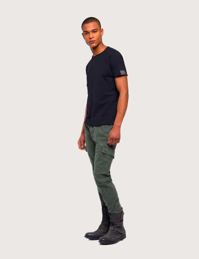 REPLAY T-SHIRT EN COTON NOIR