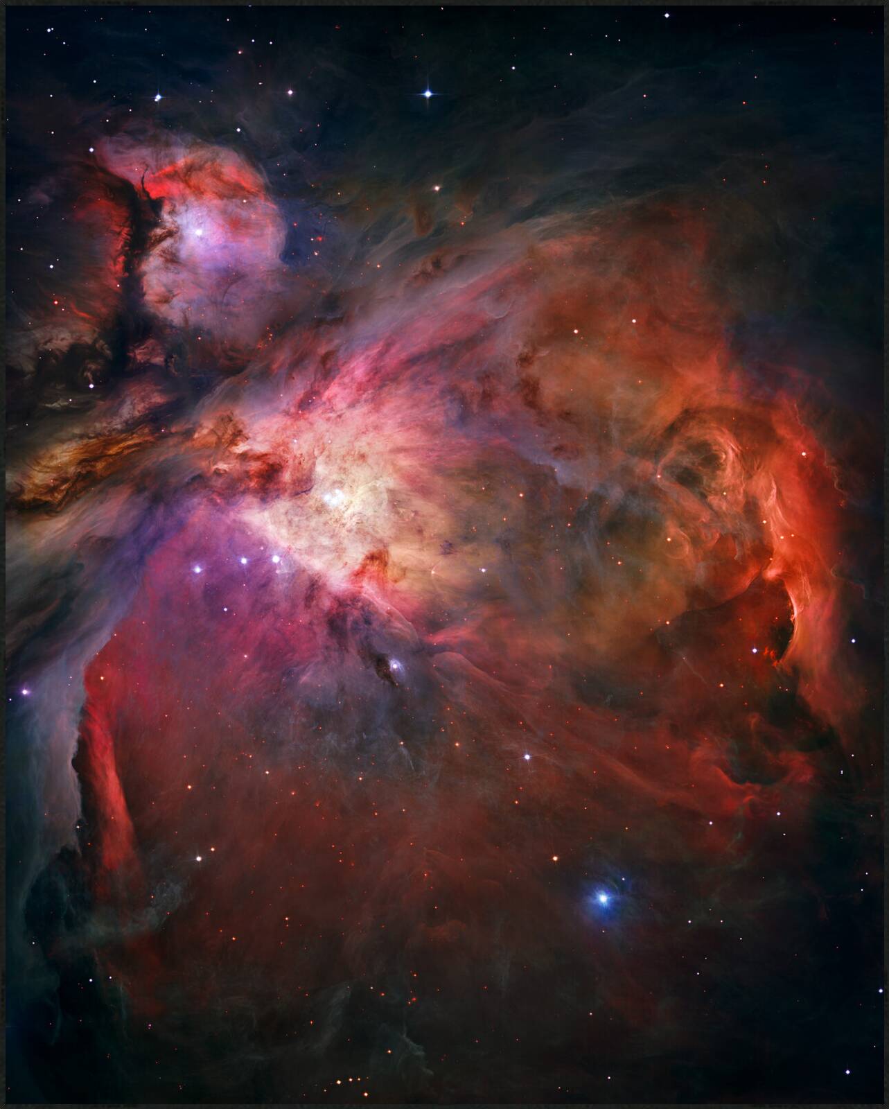 Orion nebula (NASA/JPL - Caltech) by Hubble Telescope - Open Edition.