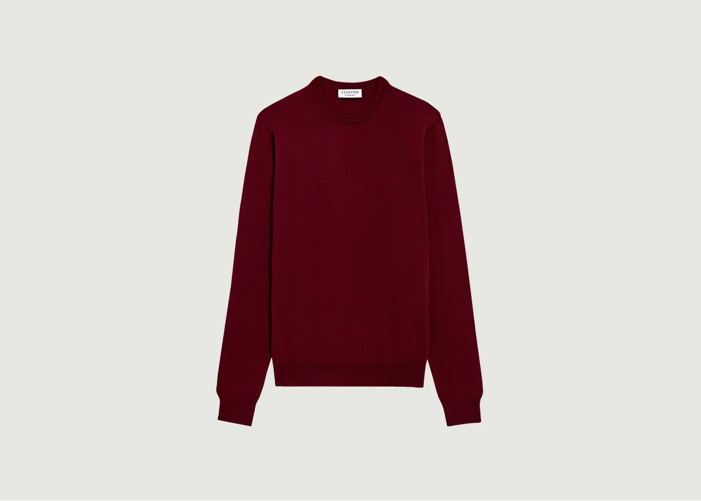 Pull col rond en laine mérinos L'Exception Paris