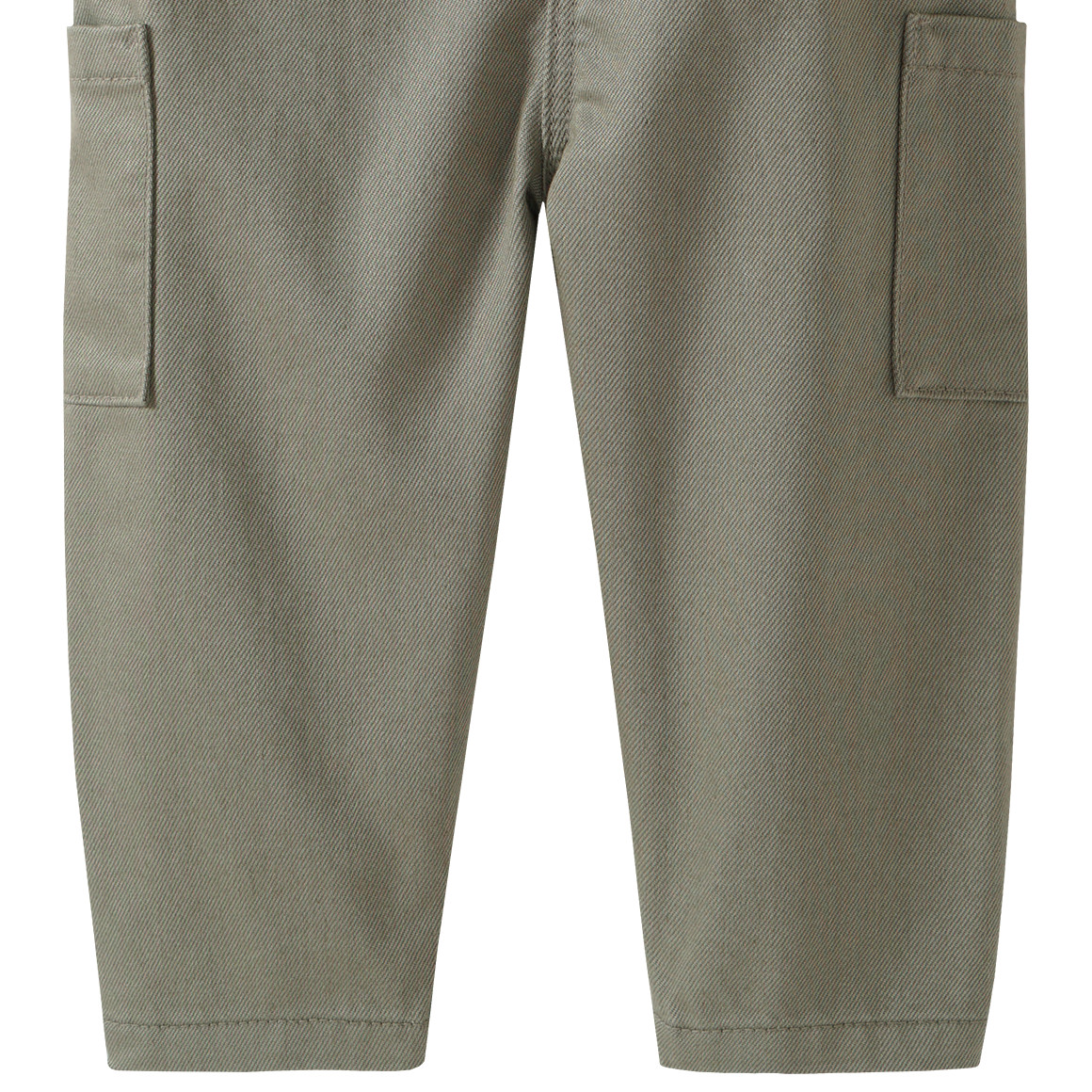 Topomini Pure Collection Kinder Latzhose mit seitlichen Taschen oliv