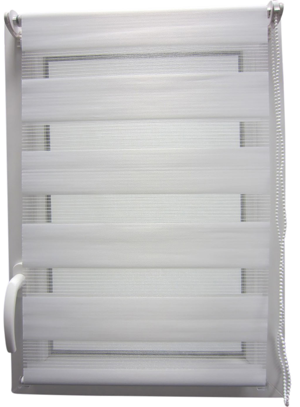 Store enrouleur jour nuit blanc 45x250cm