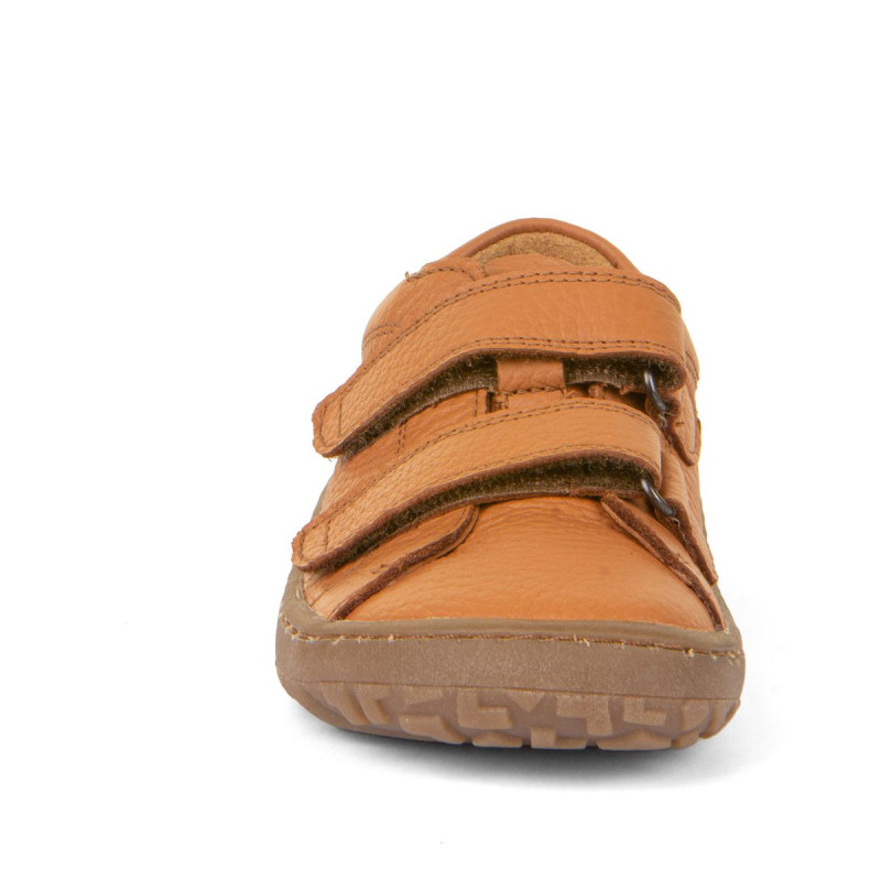 Froddo Froddo Barefoot Cuir Velcros Cognac