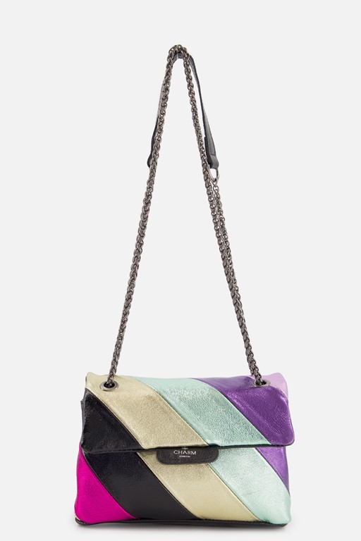 Charm London Schoudertas meerkleurig Leer