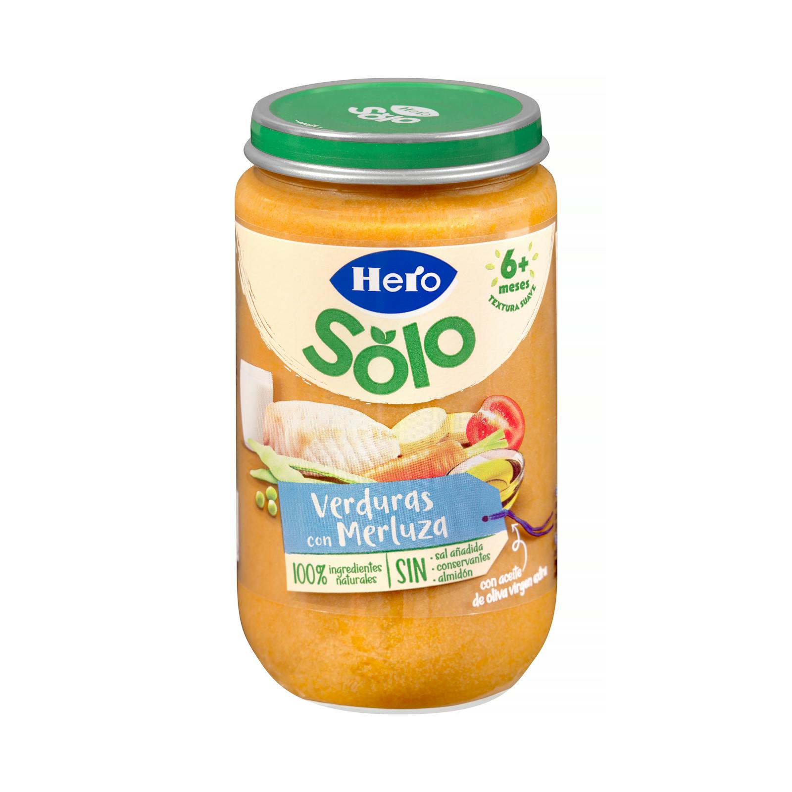 Bouillie de légumes Hero Solo au merlu +6 mois