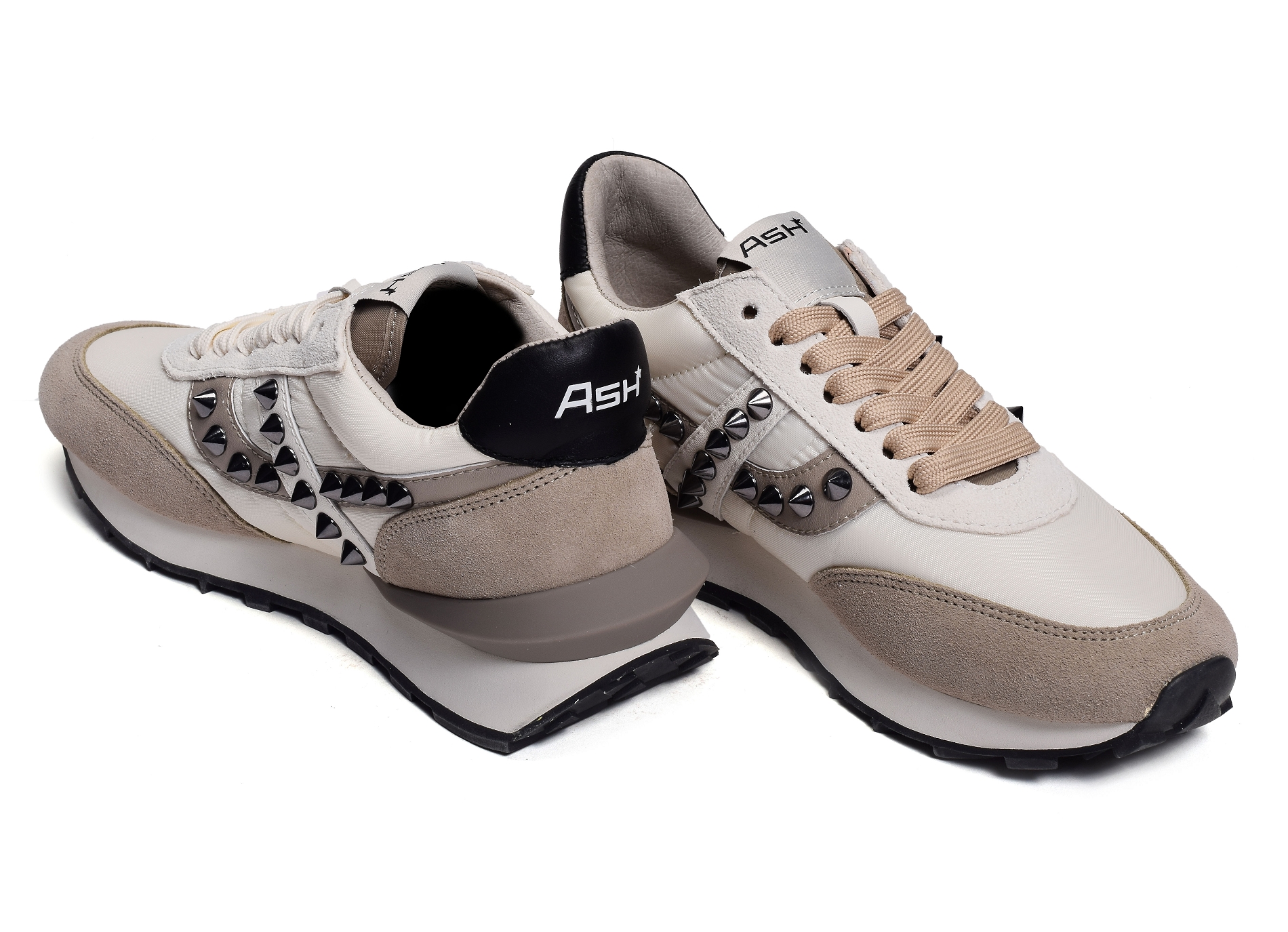 Spiderstuds blanc beige