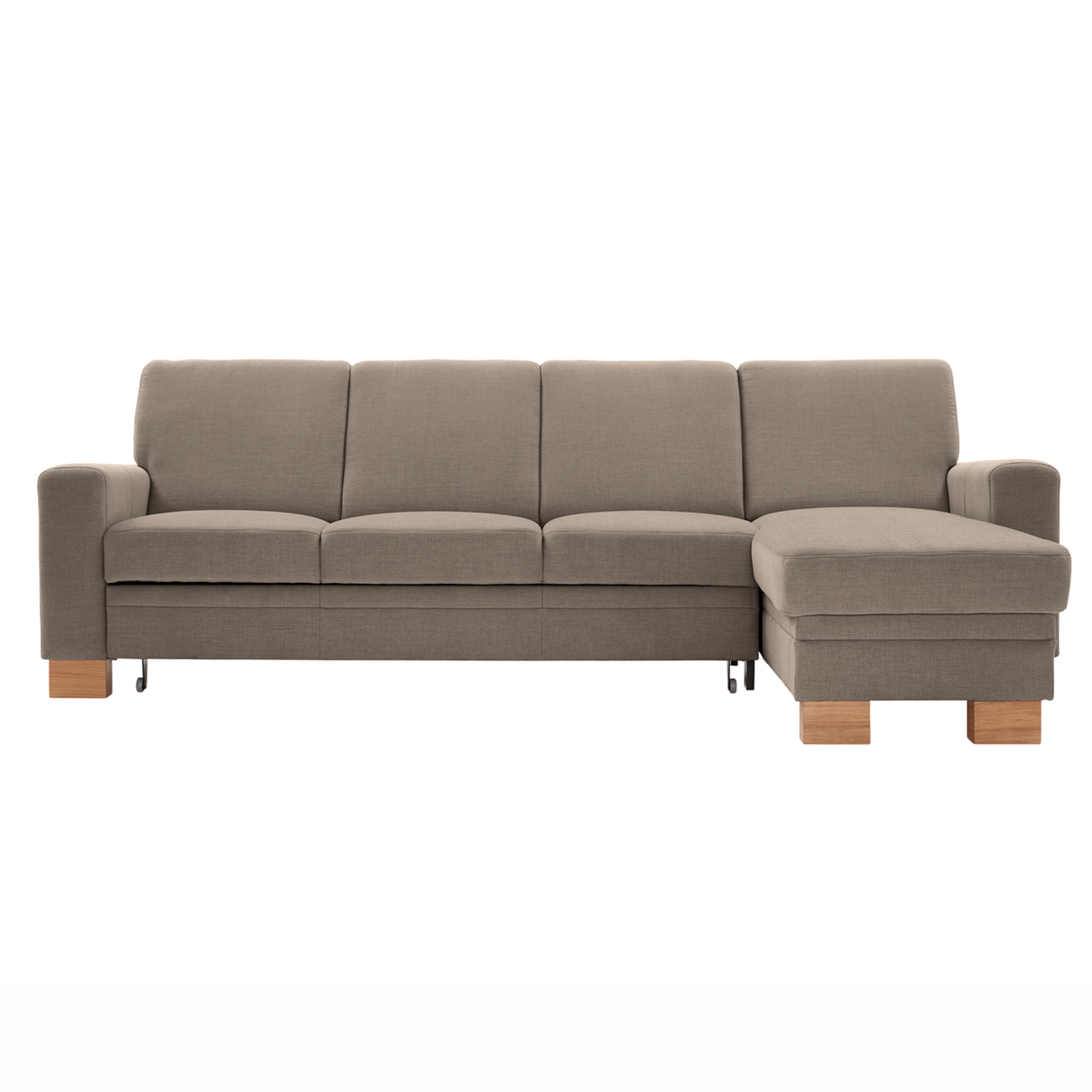 polsterpower Ecksofa - Miro mandel - Basismodell - Recamiere rechts