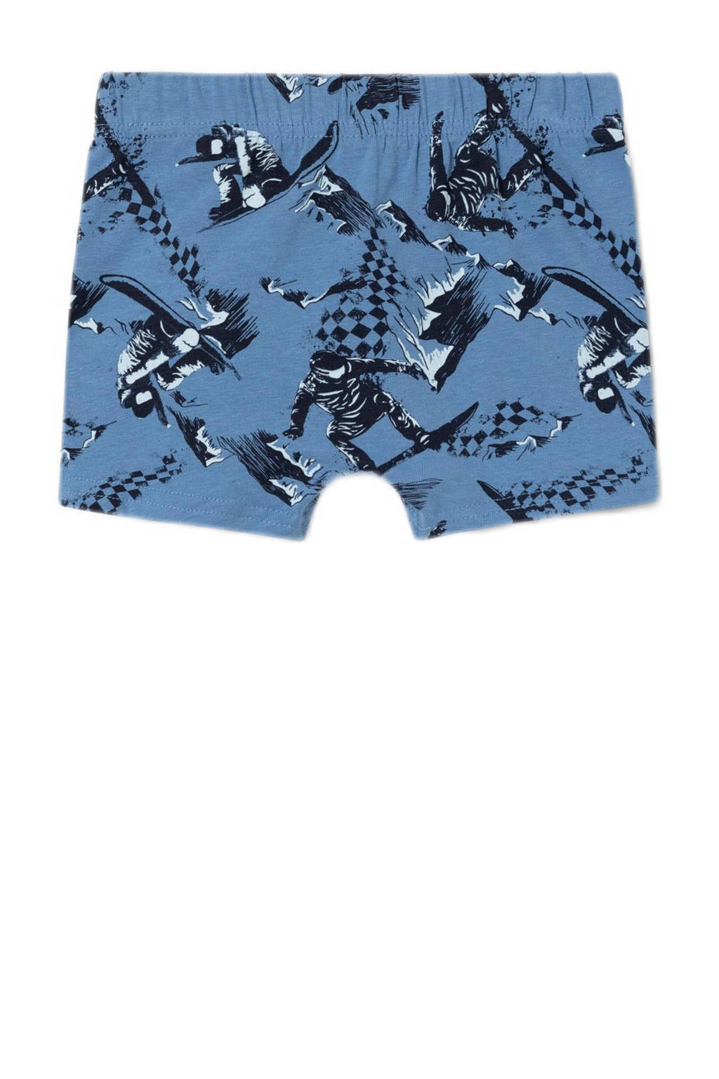 boxershort NMMTIGHTS SNOWBOARD - set van 3 blauw