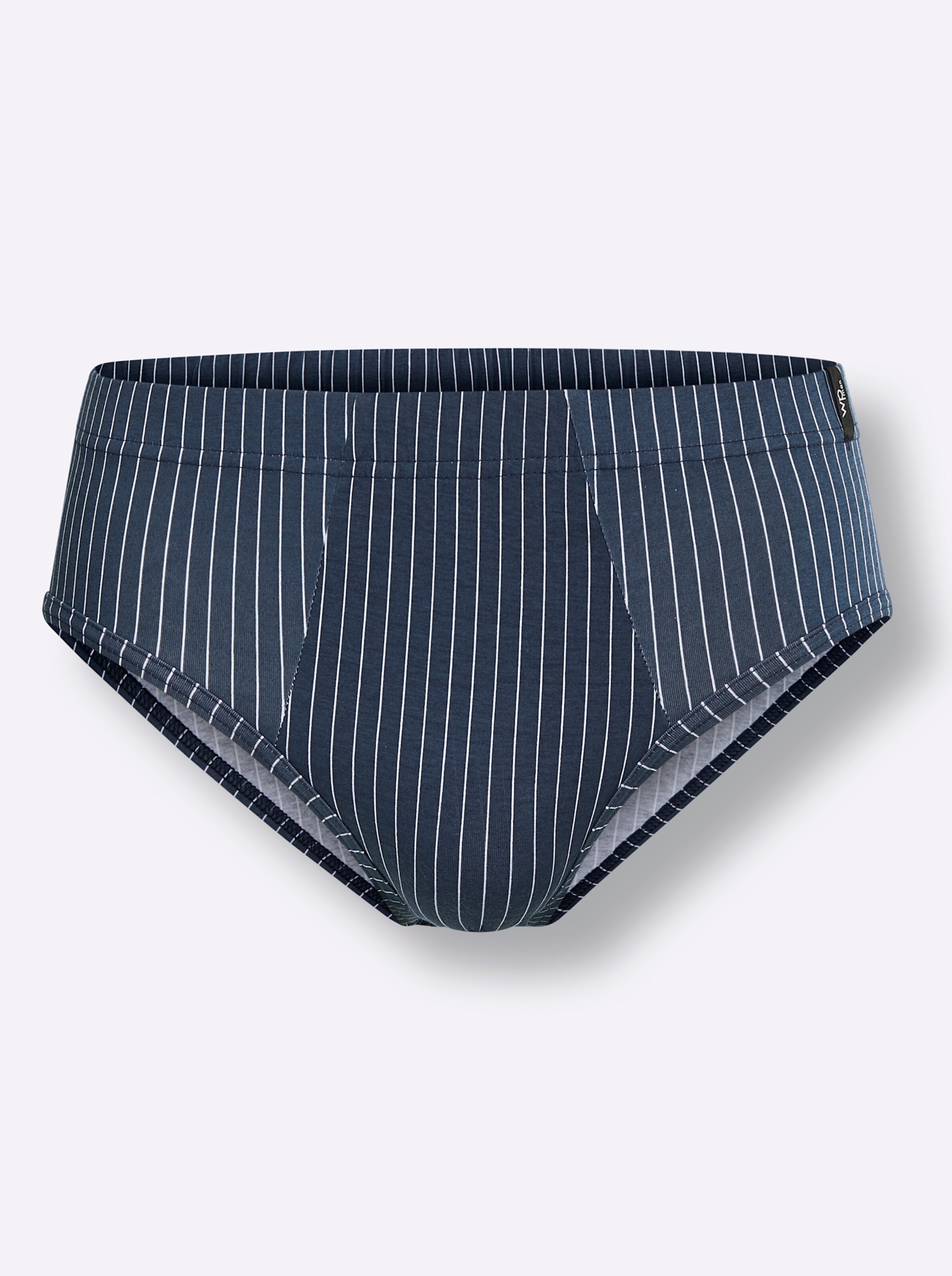 wäschepur men Slip in dunkelblau-gestreift