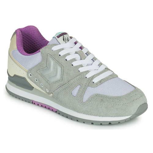 hummel - MARATHONA SUEDE - Gris / Violet