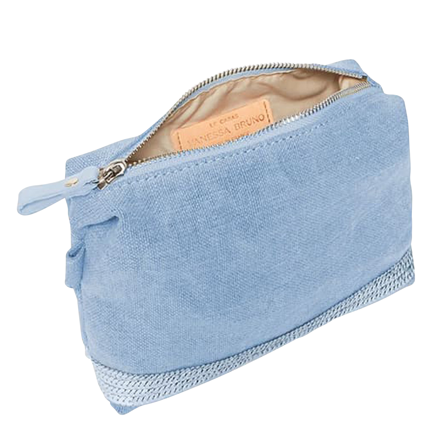 Pochette en lin| Bleu