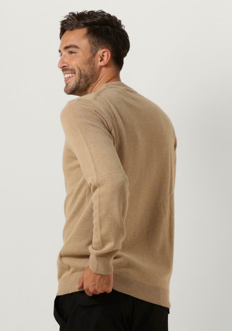 LYLE & SCOTT beige lyle & scott trui crew neck lambswool blend jumper