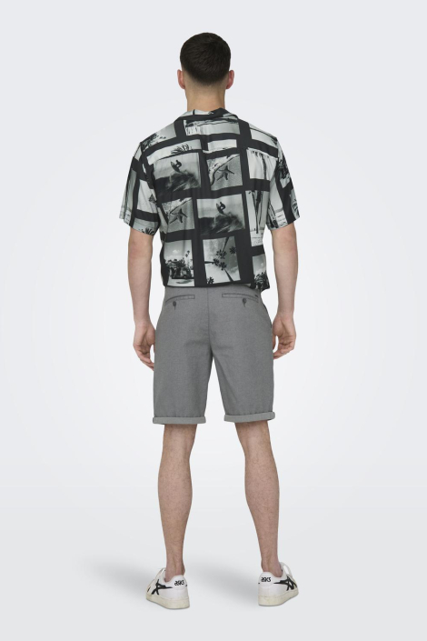 Only & Sons grijze heren korte broek