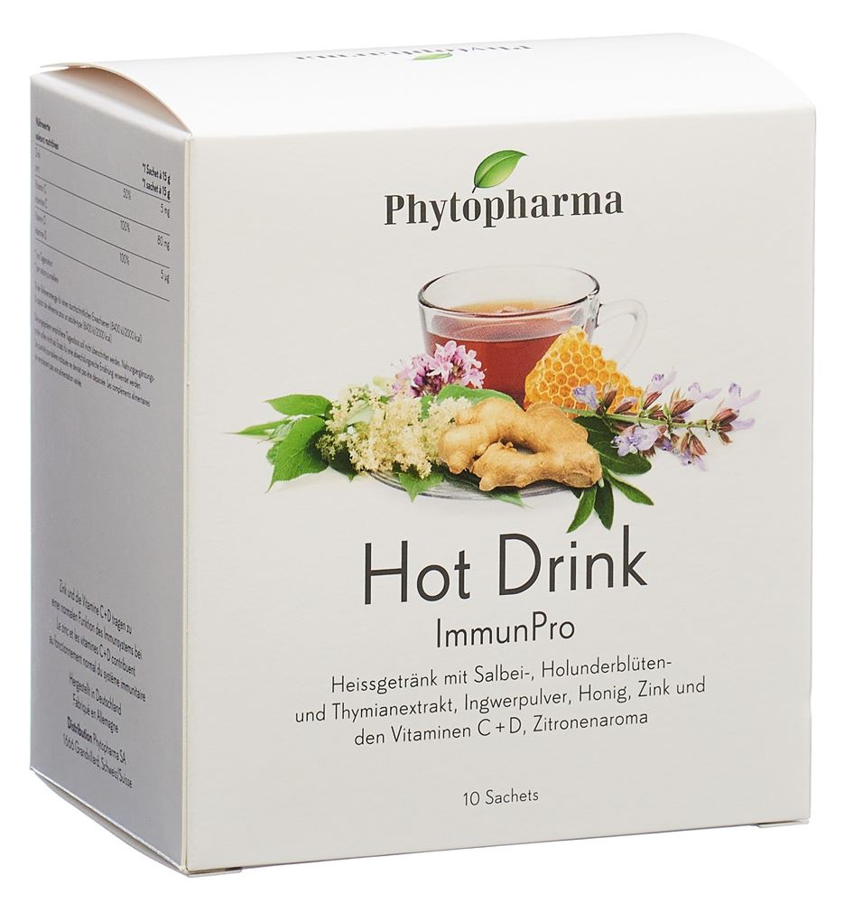 PHYTOPHARMA Hot Drink<br>10 Stück, Beutel