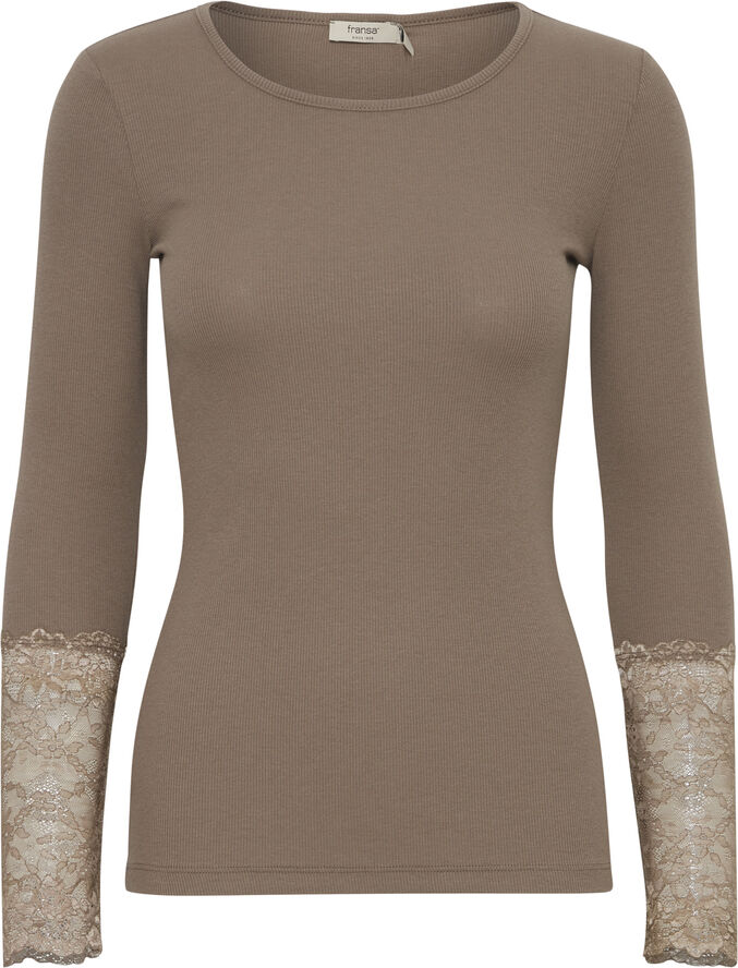 Fransa FRHIZAMOND TEE 19 Walnut