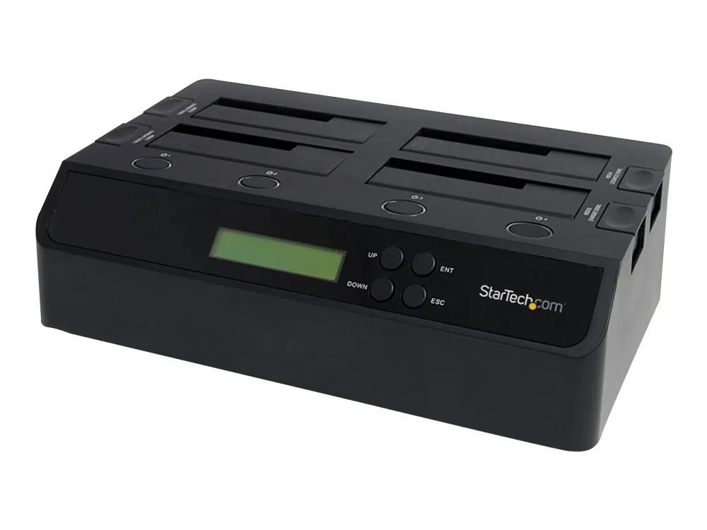StarTech.com 4 Bay USB 3.0/ eSATA Hard Drive Duplicator Dockingstation til 2,5