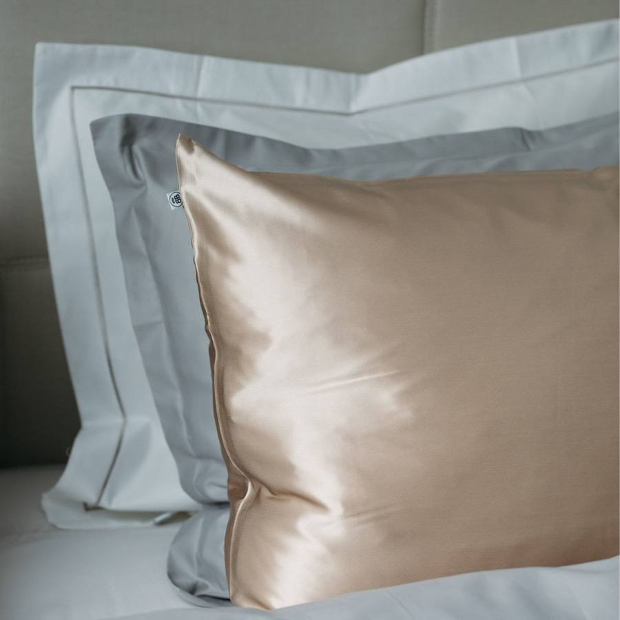ByBarb Silk Pillow Case Beige 50x60cm