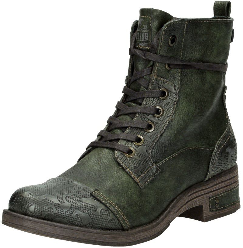 Mustang Dames veterschoenen groen