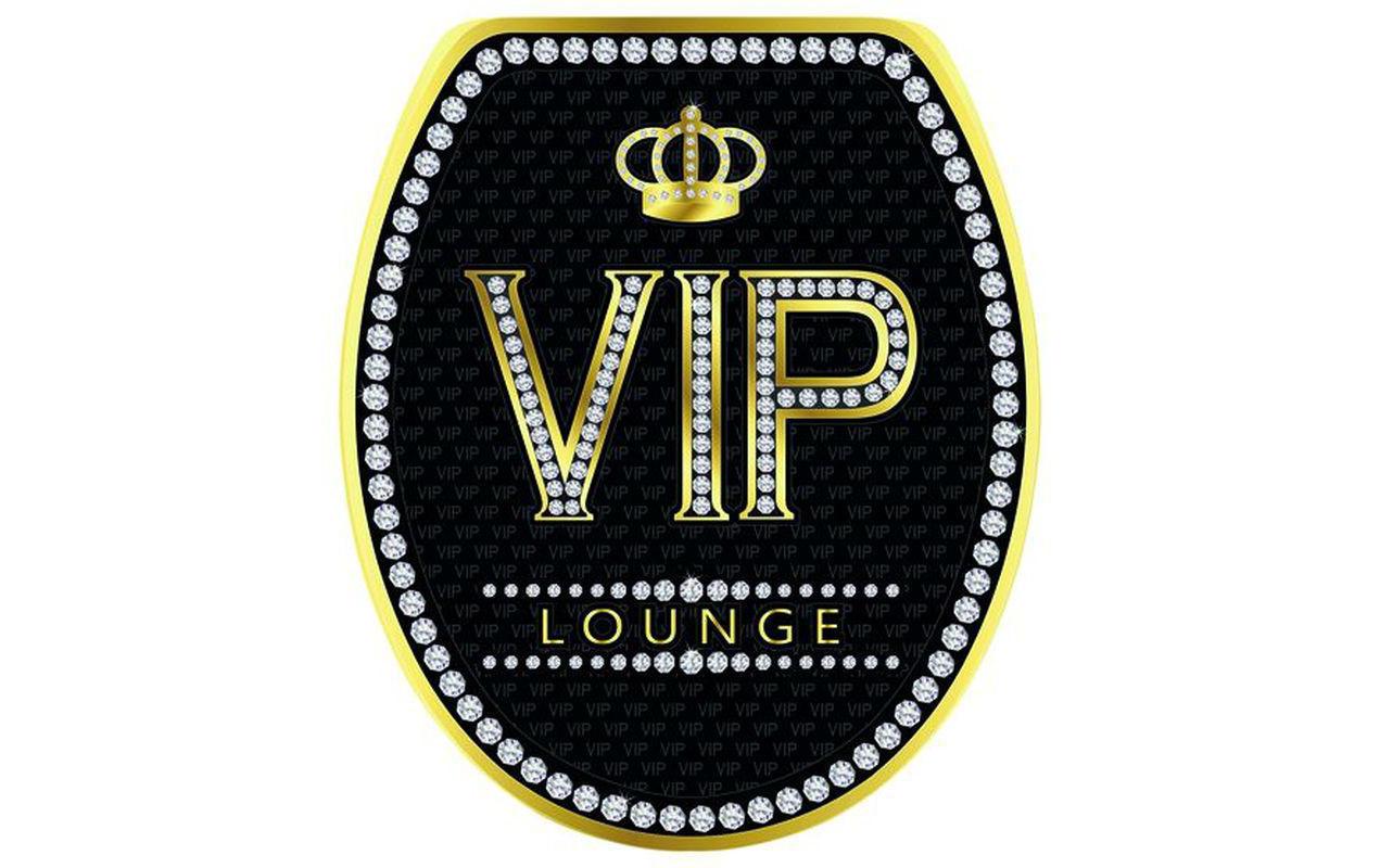 Toilettensitz Brillant Vip Absenkautomatik, Schwarz/GelbToilettensitz für VIP's