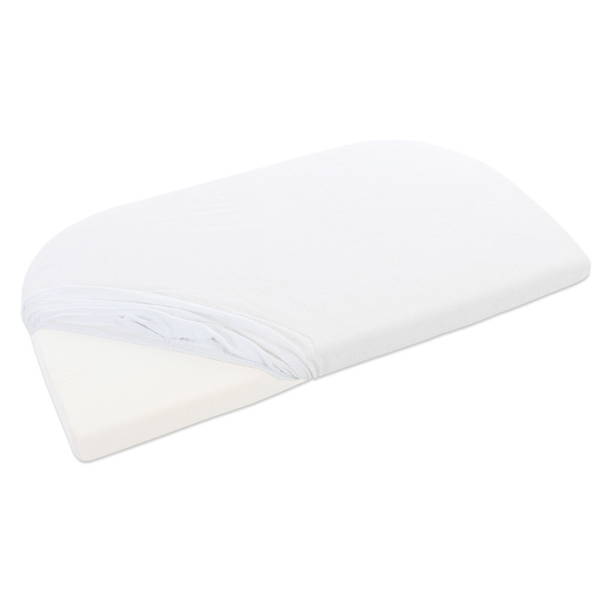 babybaybabybay   Beistellbett  original Frottee Spanntuch weiss