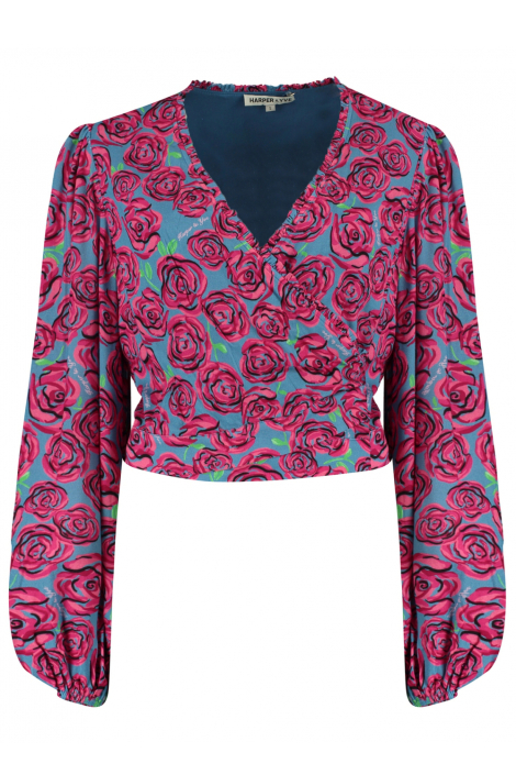 Harper & Yve roze dames blouse