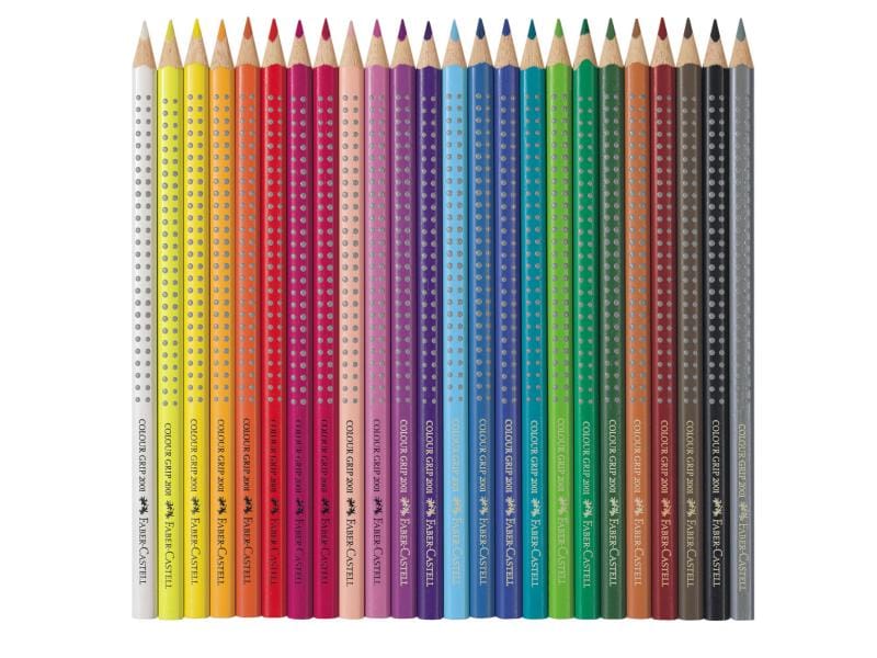 Faber-Castell Farbstifte Colour Grip 24 Stück Buntstifte in verschiedenen Farben