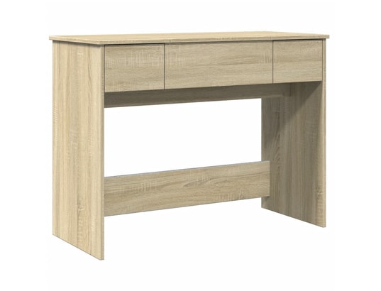 VIDAXL - Coiffeuse avec miroir chêne sonoma 100x45x76 cm