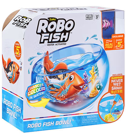 Robo Alive Spielzeug - Robo Fish Schwimmen und Fish Schüssel - G