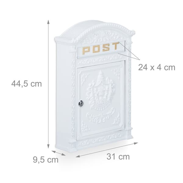 Postkasse i antikk stil