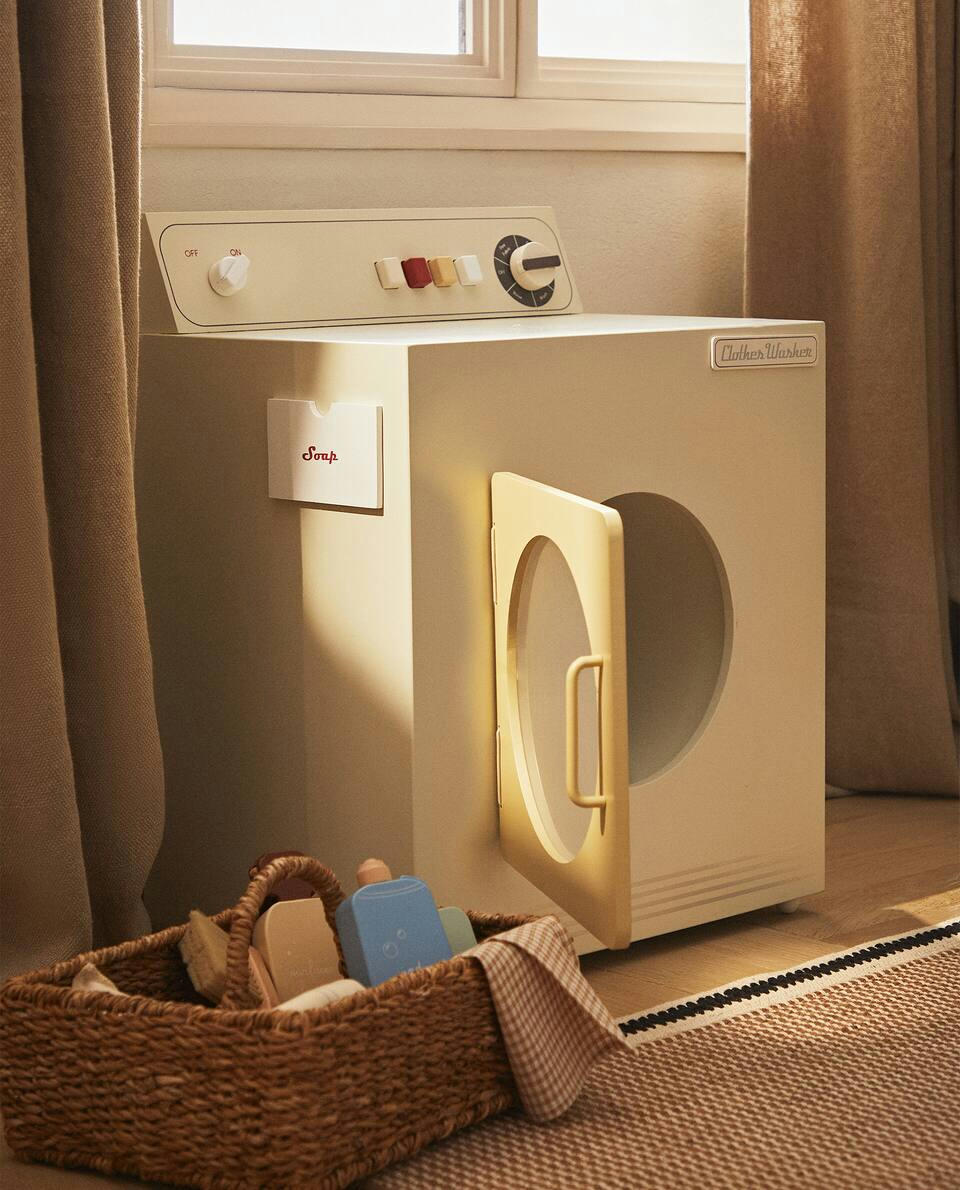 BRINQUEDO DE MÁQUINA DE LAVAR ROUPA INFANTIL