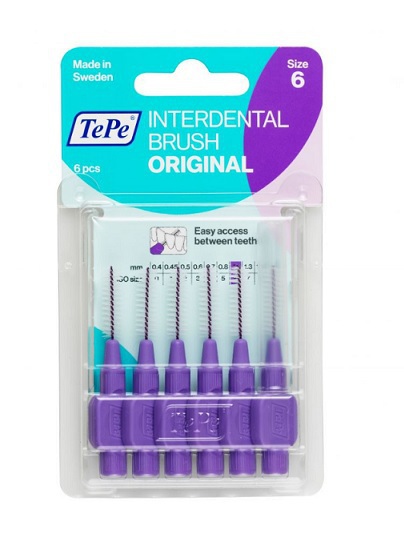 TePe Ragers Paars 1.1 mm 6 stuks