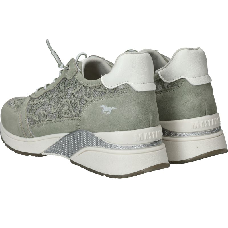 Mustang Sneakers Groen Dames
