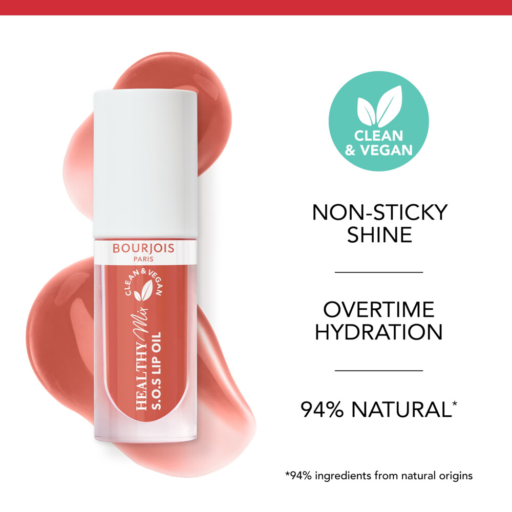 Bourjois Healthy Mix Clean S.O.S Lip Oil 05 Coeur Cacao4,5 ml