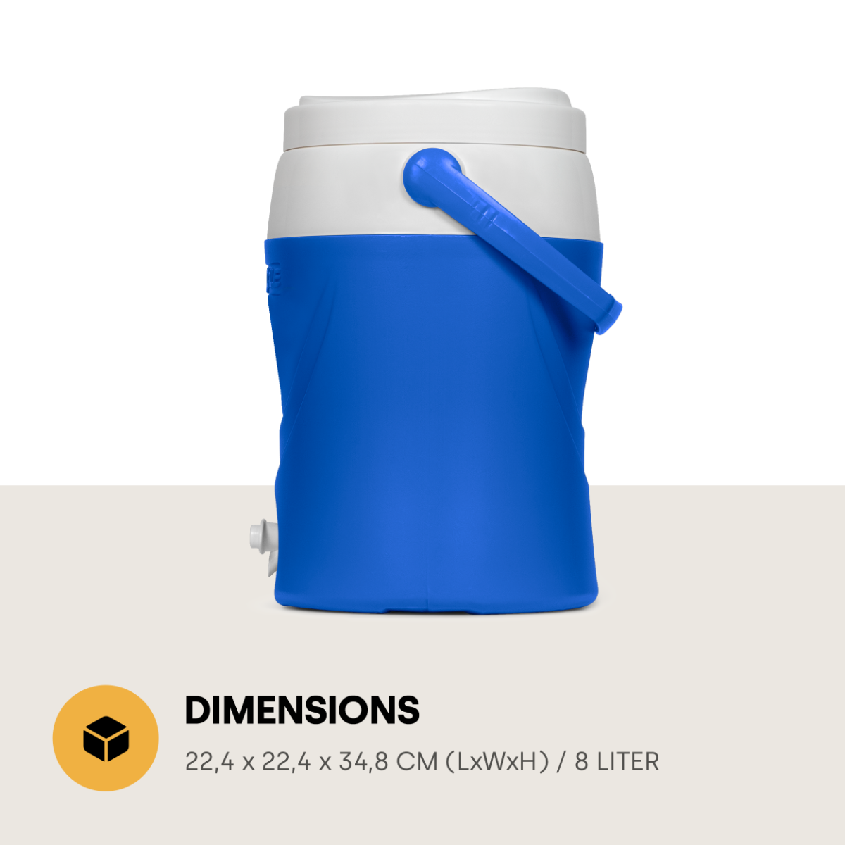 Pinnacle Platino 2 Gallon drankkoeler - Blue