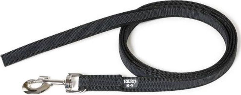 Julius-K9 - Hondenriem - Zwart - 14mm x 2m - Antislip